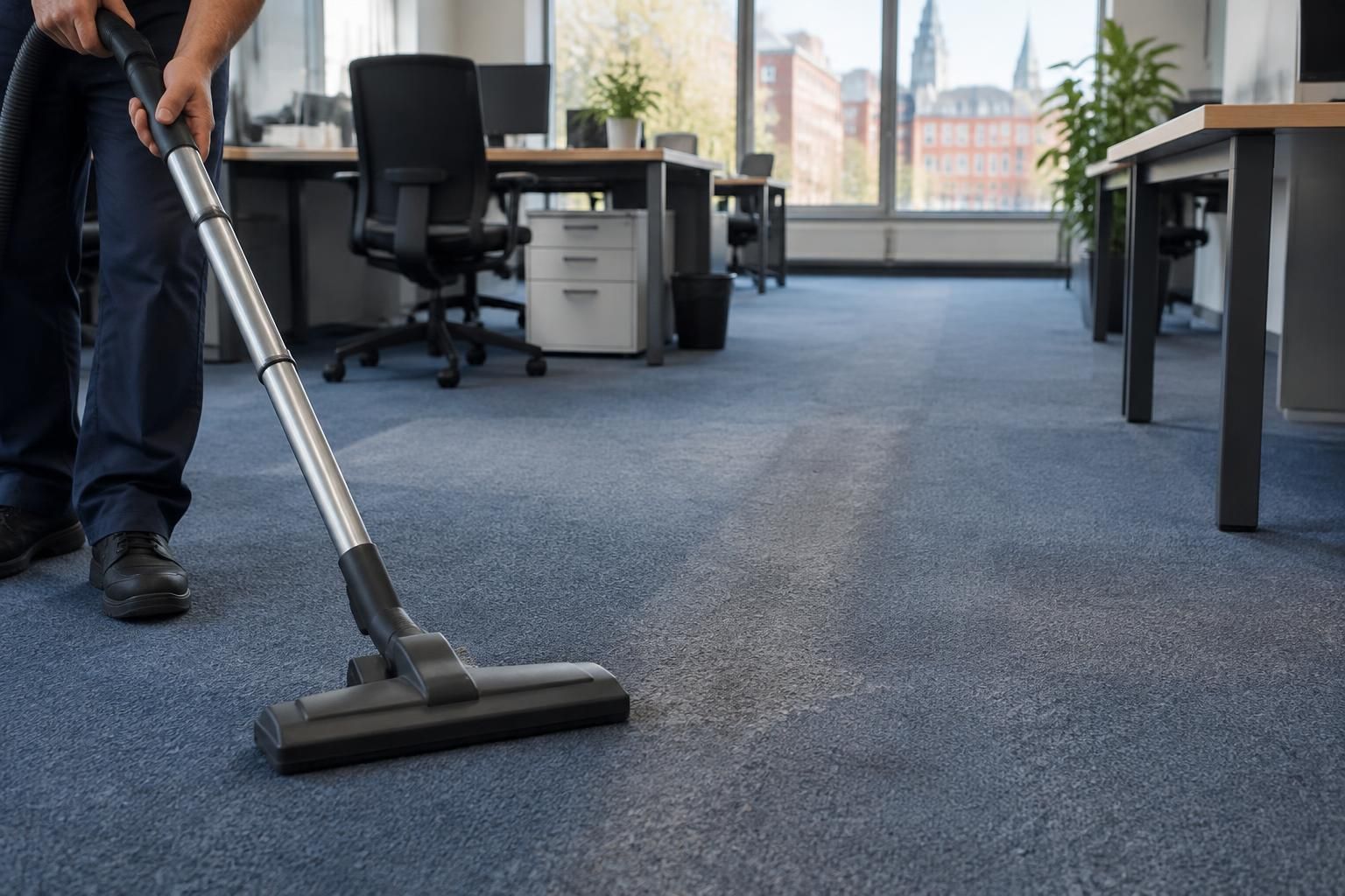 Teppichboden im Hamburger Büro grau: Muss er wirklich raus?